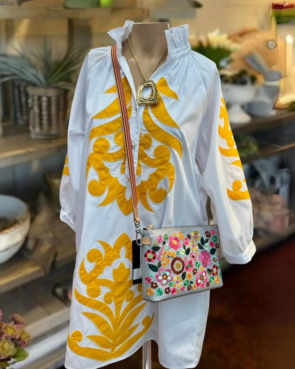 Vintage Poplin Pattern Dress