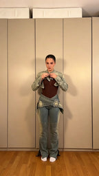 Denim Bolero Jacket + Wide Belt + Flare Jeans Set | 3-Piece Denim Co-ord | Y2K Streetwear