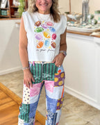 In Good Fun Colorful Football Vest