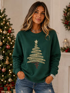 Dachshund Christmas Light Crewneck Sweatshirt