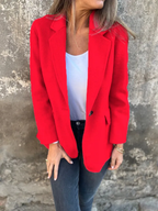 🔥NEW IN- 48% OFF- Women's Cotton Lapel Long Sleeve Casual Jacket
