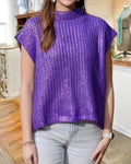 Metallic Foiled Sweater