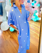 Simple Polka Dot Maxi Dress