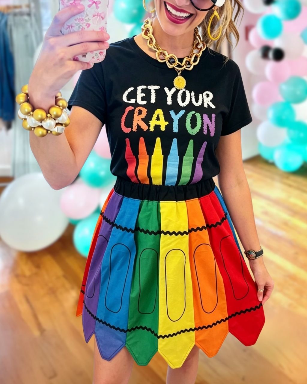 Crayon-style Chic Hem Dress