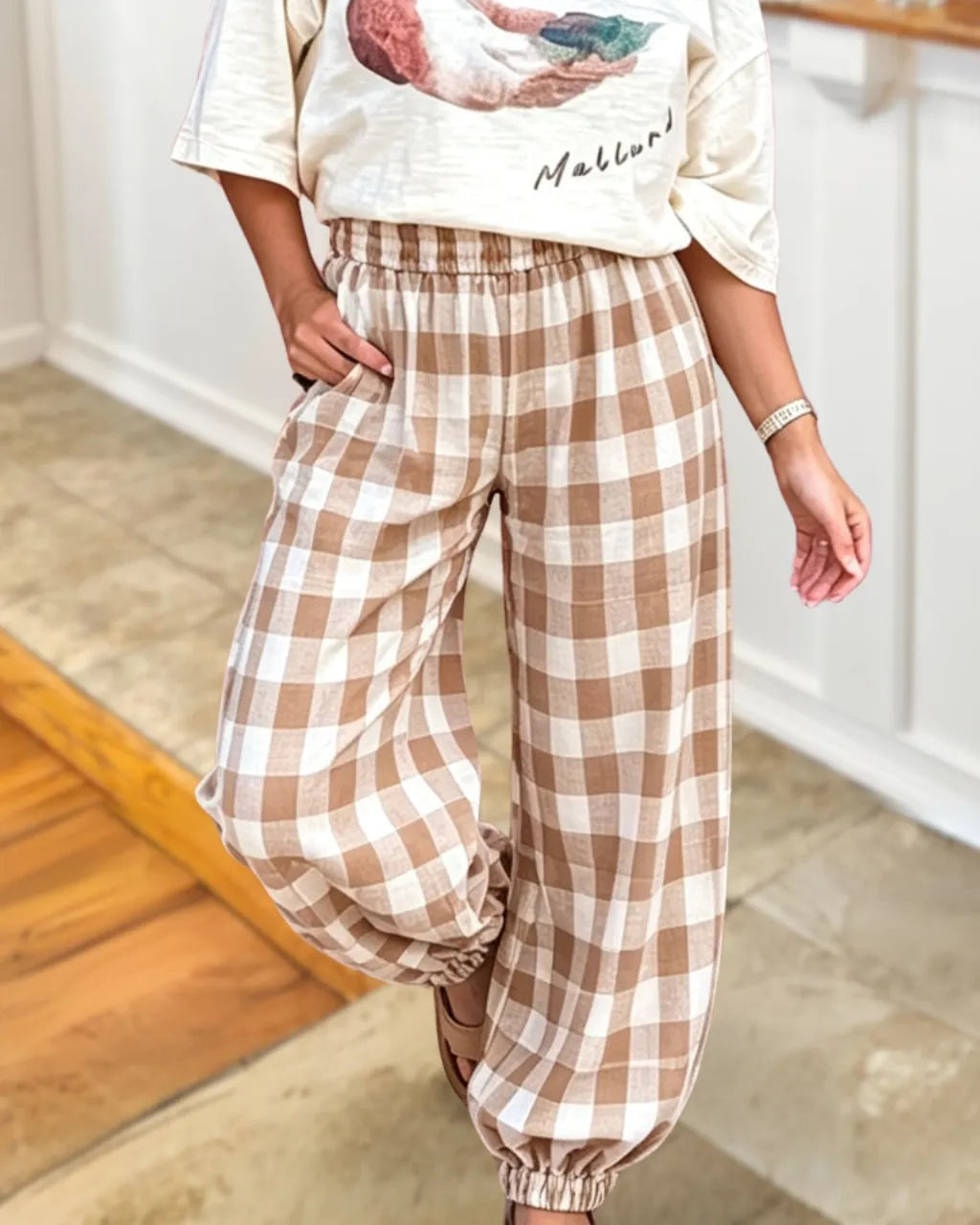 Everyday Check Joggers