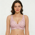 🏆Super Firming Leopard Print Jelly Bra | Women Wirefree Bras 👍No More Sagging Breasts