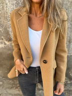 🔥NEW IN- 48% OFF- Women's Cotton Lapel Long Sleeve Casual Jacket