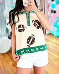 Field Ready Style Football Embroidered Tank