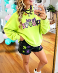 "Let's Get SPOOK" Embroidered Sweatshirt