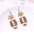 Football Bow Earrings