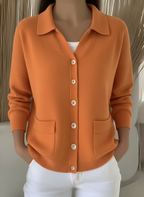 CLEARANCE SALE🔥Women's Double Pocket Solid Button-Down Shirt