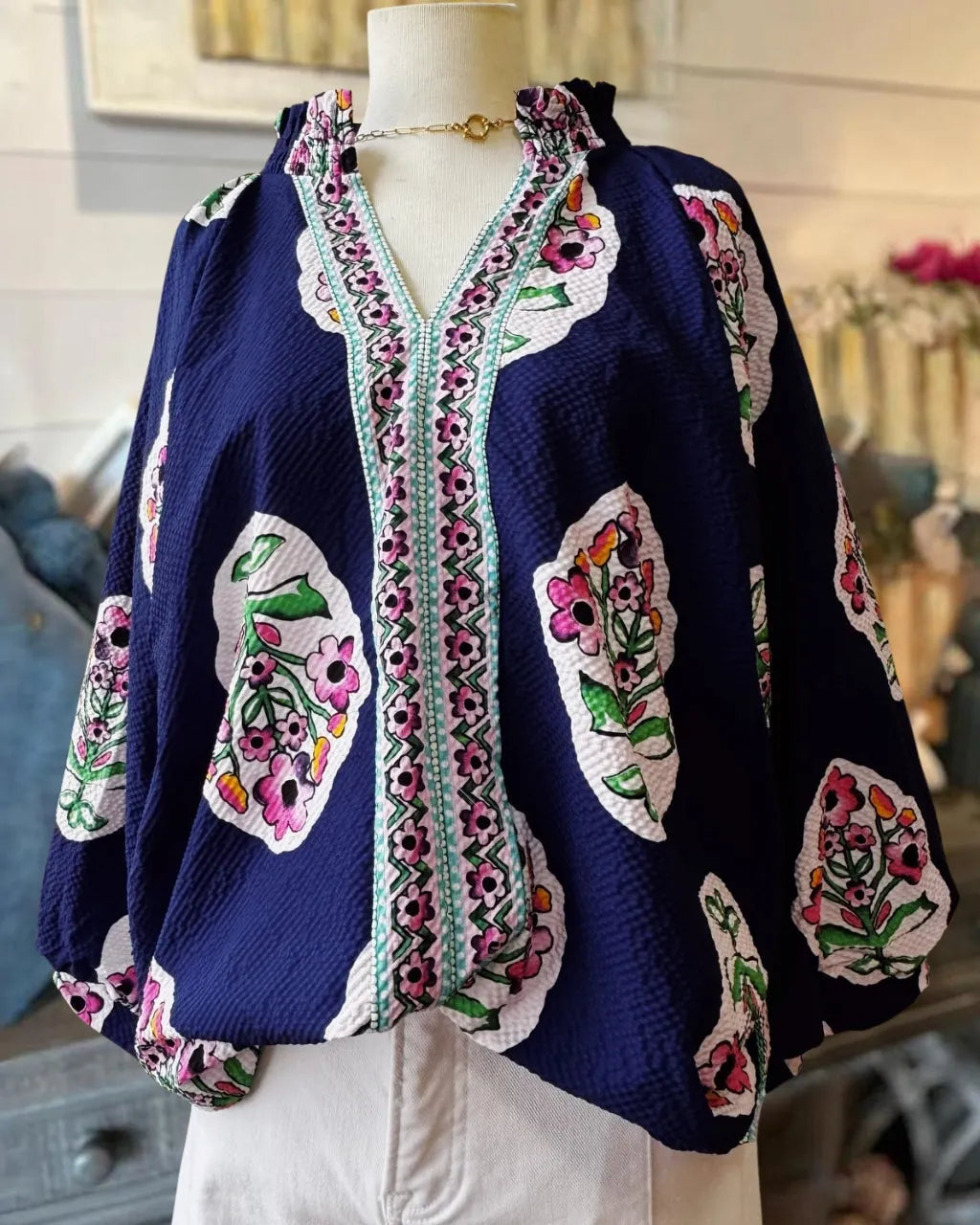 Blooming Energy Floral Blouse