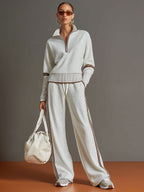 Retro Webbing Wide-Leg Set