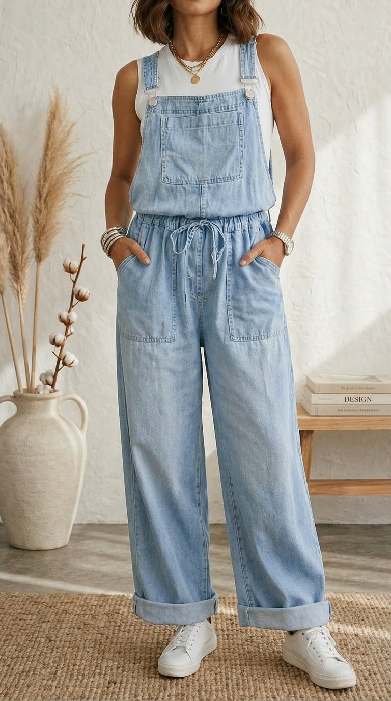 Monserrat | Wide-Leg Jumpsuit with Straps